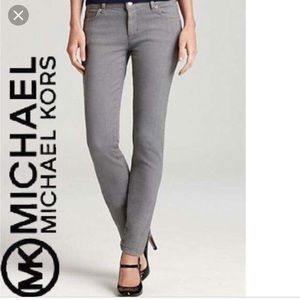 michael kors dark grey skinny jeans
